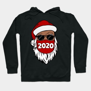 African American Santa Black Christmas - Santa Wearing Mask for women men kids Hoodie